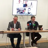 Nicesio Álvarez y Julio César Álvarez en el CEL Nicesio Álvarez y Julio César Álvarez en el CEL