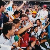 El Valencia campeón de Copa del Rey 1999