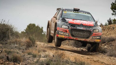 Alejandro Cach&oacute;n en el rally Tierras Altas de Lorca 2022. Salmonsport.es