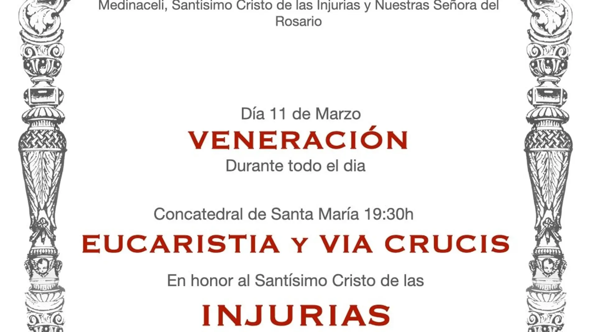 El Cristo de las Injurias protagonizará mañana un Vía Crucis extraordinario por las calles del centro