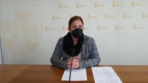 La concejala de Urbanismo, Ana González, en rueda de prensa La concejala de Urbanismo, Ana González, en rueda de prensa