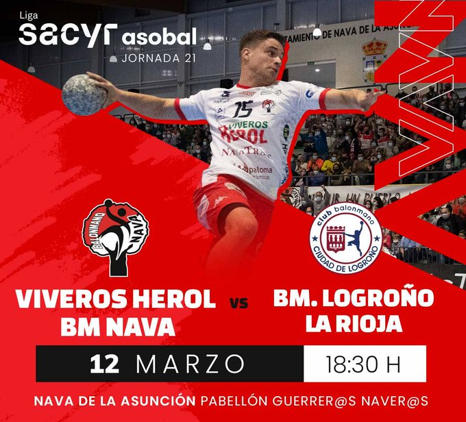 Balonmano Nava-La Rioja, plato fuerte del fin de semana en el deporte segoviano Balonmano Nava-La Rioja, plato fuerte del fin de semana en el deporte segoviano