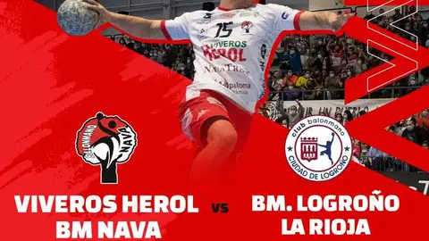 Partido Viveros Herol BM Nava- BM Logroño La Rioja deportes Segovia