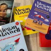 Varios libros de la escritora Megan Maxwell