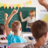 Niños en un aula Niños en un aula