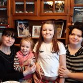 Familia ucraniana de acogida en Segovia