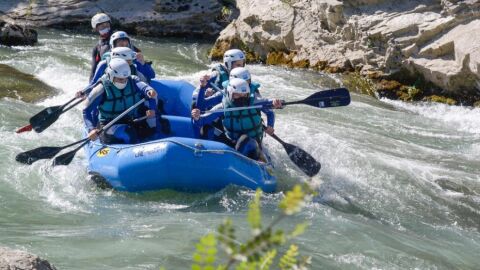 Descenso en rafting en Aragón