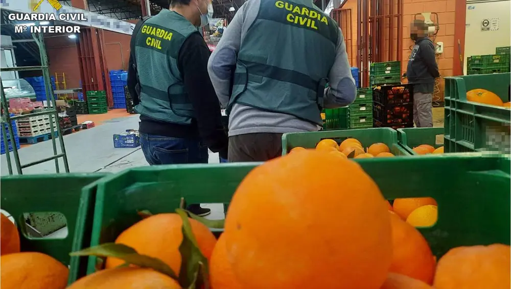 Naranjas tratadas con un plaguicida prohibido