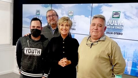 Los entrevistados con Julia Otero