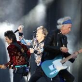 The Rolling Stones, durante un concierto.