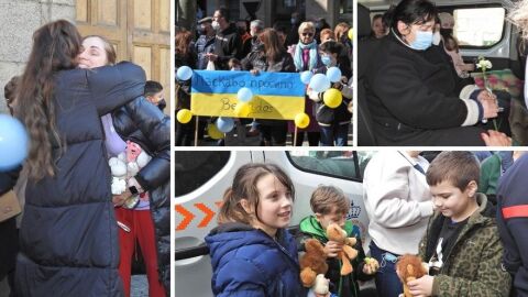Refugiados ucranianos en Maceda