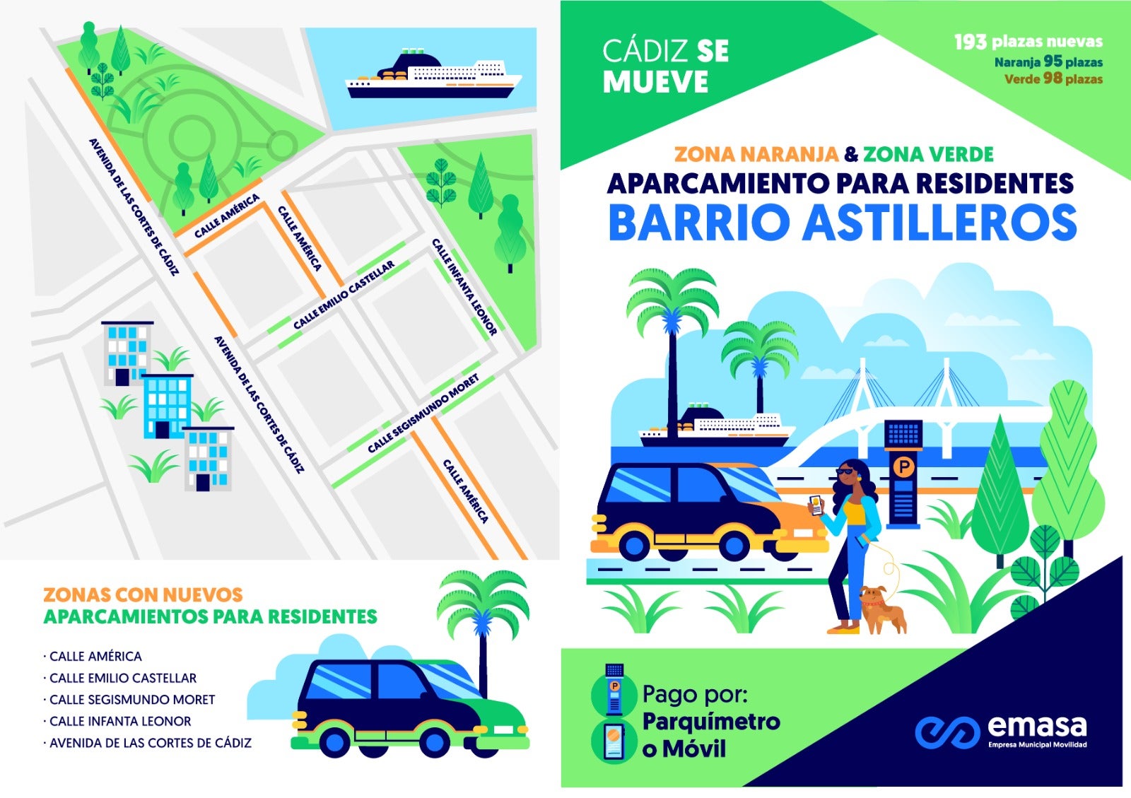 El barrio de Astilleros estrenará zona verde y naranja El barrio de Astilleros estrenará zona verde y naranja