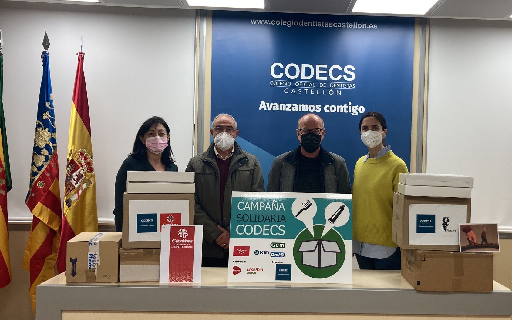 El Colegio Oficial de Dentistas de Castellón entrega material bucodental a Ucrania y Senegal El Colegio Oficial de Dentistas de Castellón entrega material bucodental a Ucrania y Senegal