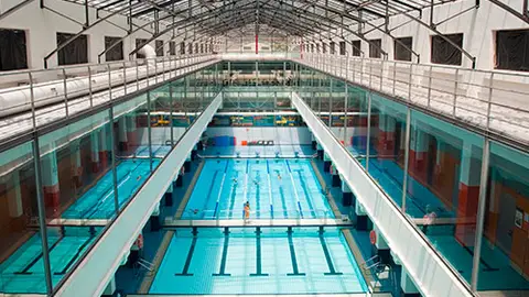 Piscina del polideportivo de Abastos cierre piscinas