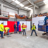 O centro loxístico de axuda a Ucraína comeza a recibir o material humanitario O centro loxístico de axuda a Ucraína comeza a recibir o material humanitario