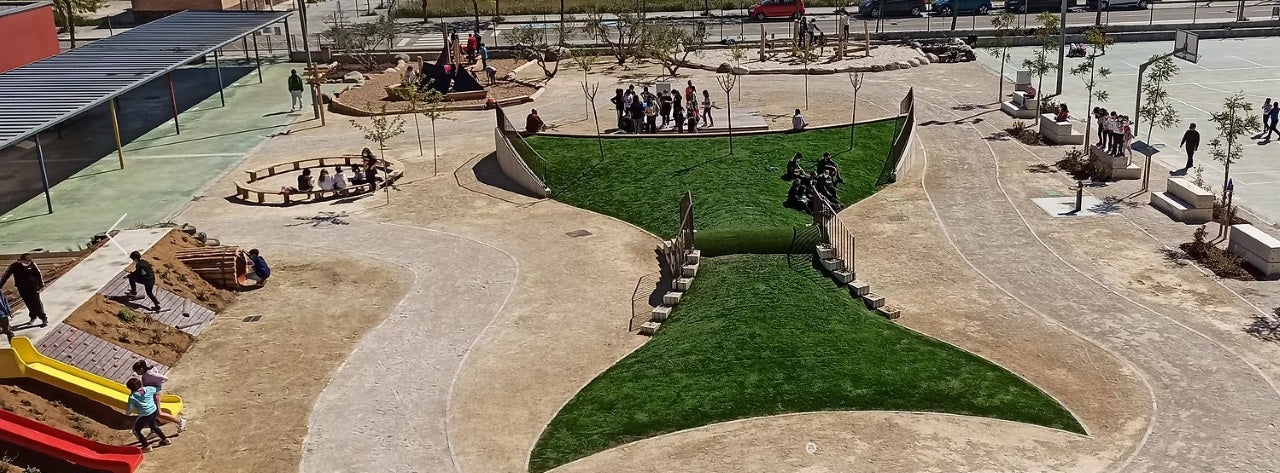 CONTIGO Elche plantea favorecer en los patios de los colegios la creatividad y desarrollo de los escolares CONTIGO Elche plantea favorecer en los patios de los colegios la creatividad y desarrollo de los escolares