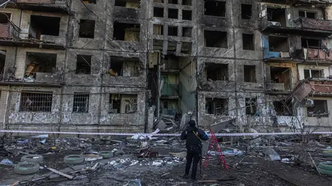 Guerra Ucrania Rusia: Bombardeo ruso en Kiev Guerra Ucrania Rusia: Bombardeo ruso en Kiev