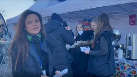 Clatra Arnal, presidenta de Juntos por la Vida conductores voluntarios