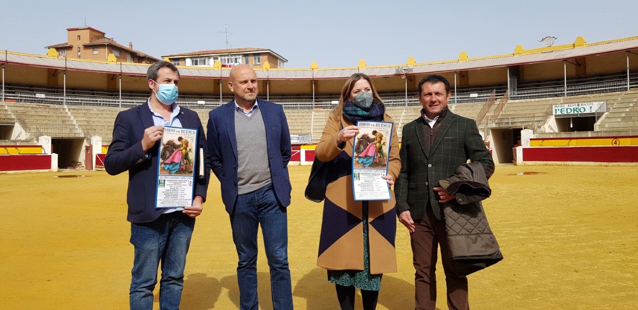 Ayuntamiento y Tauroemoción trabajan ya en la feria de San Lorenzo Ayuntamiento y Tauroemoción trabajan ya en la feria de San Lorenzo