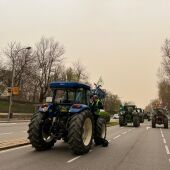 Tractorada de otra manifestación de agricultores en Madrid (Archivo)