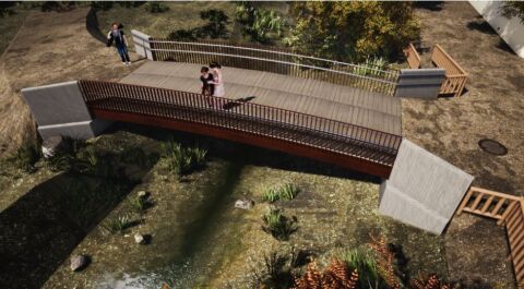 El Ayuntamiento de Alcal&aacute; adjudica las obras de construcci&oacute;n de una pasarela peatonal sobre el arroyo Camarmilla