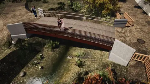 El Ayuntamiento de Alcalá adjudica las obras de construcción de una pasarela peatonal sobre el arroyo Camarmilla El Ayuntamiento de Alcalá adjudica las obras de construcción de una pasarela peatonal sobre el arroyo Camarmilla