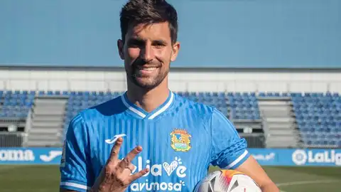 Adrián González, jugador del Fuenlabrada Adrián González, jugador del Fuenlabrada