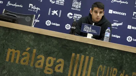 Víctor Gómez, jugador del Málaga CF Víctor Gómez, jugador del Málaga CF