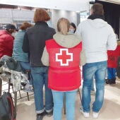 Imagen de archivo de voluntarios de Cruz Roja. 