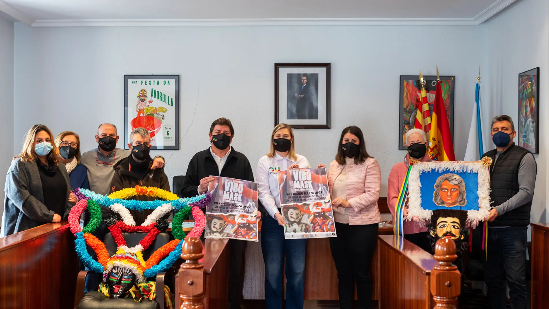 Mascaradas de España, Italia e Portugal encherán de tradición as rúas de Viana do Bolo e Vilariño de Conso