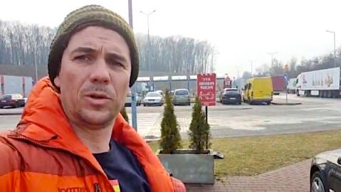 David, esta ma&ntilde;ana, en Polonia