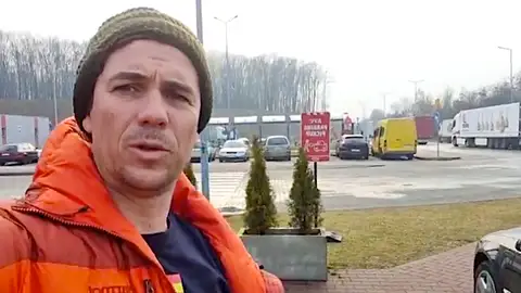 David, esta mañana, en Polonia David, esta mañana, en Polonia