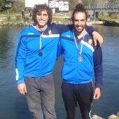 David Llorente y David Burgos suman tres medallas (dos oros y un bronce) para el Club de Piragüismo 
