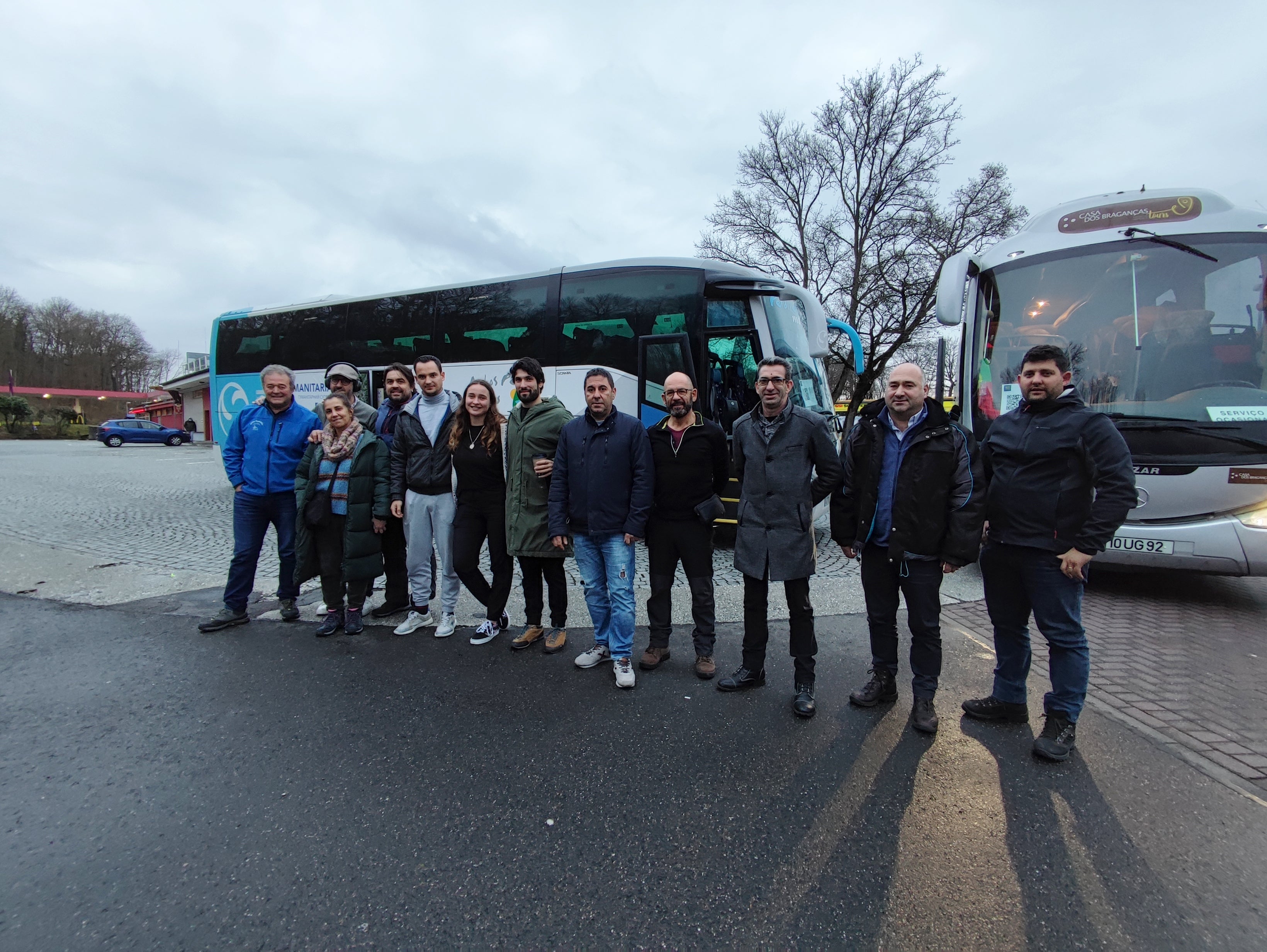 O convoy humanitario SOS Ternópil-Galitza regresa con refuxiados O convoy humanitario SOS Ternópil-Galitza regresa con refuxiados