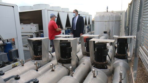 Una secci&oacute;n del sistema de climatizaci&oacute;n de la Universidad de Alicante