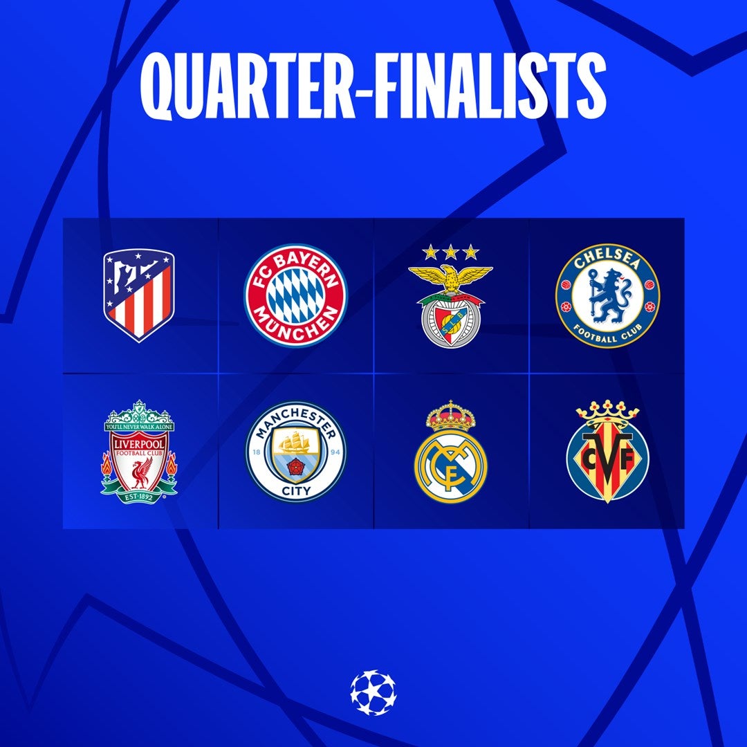 Nuevos cruces de Champions, partidos y rivales de Real Madrid, Atlético y Villarreal en cuartos Nuevos cruces de Champions, partidos y rivales de Real Madrid, Atlético y Villarreal en cuartos