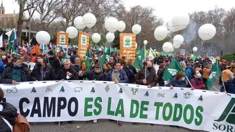 Protesta en Madrid en defensa del campo español Protesta en Madrid en defensa del campo español