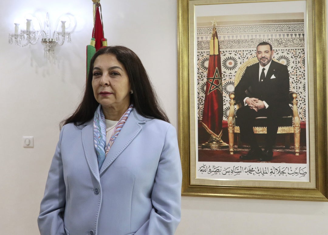 La embajadora de Marruecos vuelve a Madrid tras el giro de España sobre el Sáhara La embajadora de Marruecos vuelve a Madrid tras el giro de España sobre el Sáhara