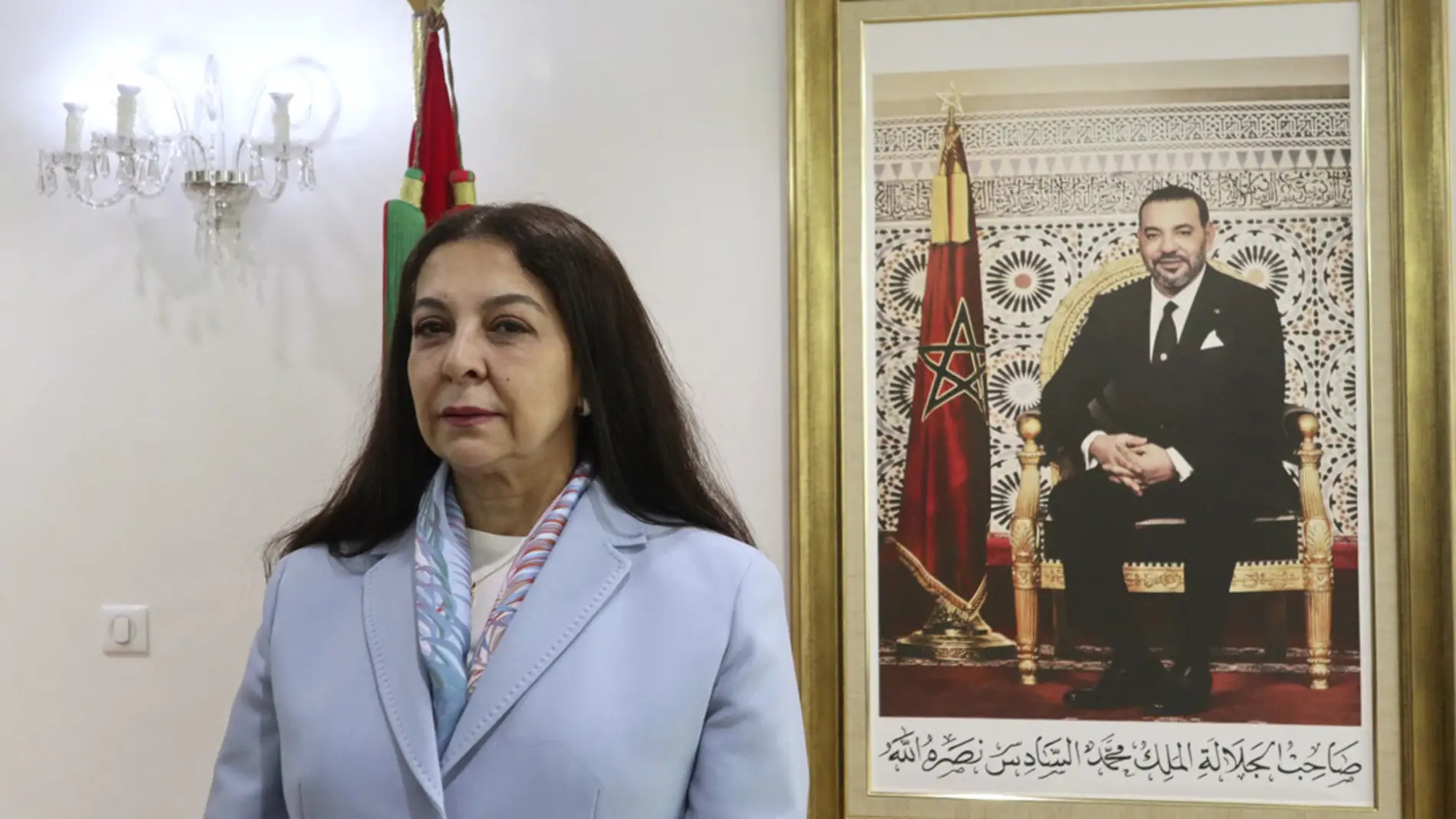 La embajadora marroquí en España Karima Benyaich, en una imagen de archivo