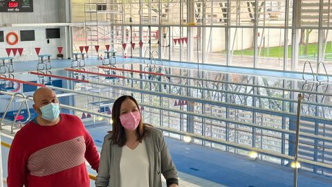 Luces eficientes en la Piscina Cubierta de Alc&aacute;zar