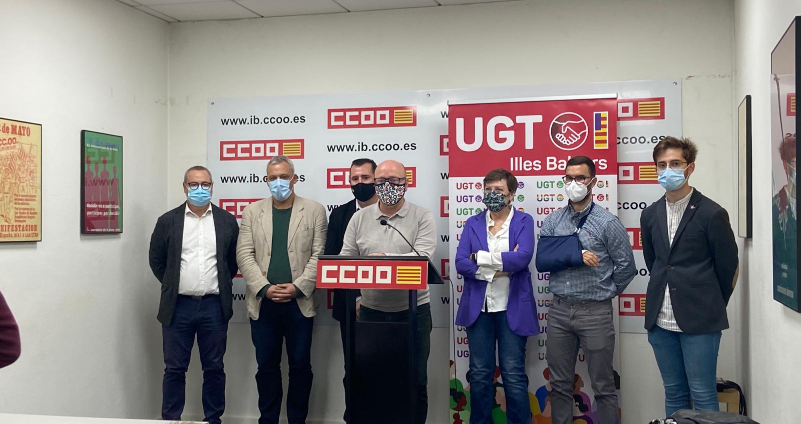 CCOO y UGT se manifestarán el miércoles en Palma contra la "escalada brutal de los precios" CCOO y UGT se manifestarán el miércoles en Palma contra la "escalada brutal de los precios"