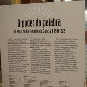 Exposición sobre os 40 anos de historia do Parlamento de Galicia
