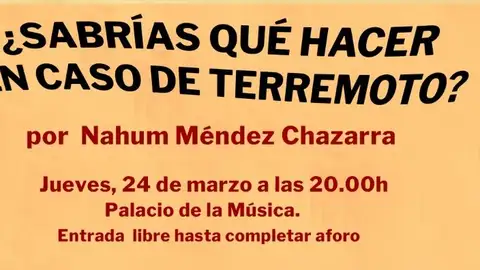 Nahúm Méndez, geólogo, "Volveremos a sufrir terremotos de gran magnitud en la Vega baja" charla jueves con Nahum Mendez