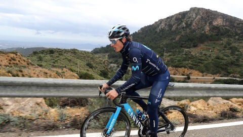 Iv&aacute;n Cortina, ciclista del Movistar Team