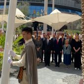 El presidente Lambán ha participado en el Día de Aragón en la Exposición Universal