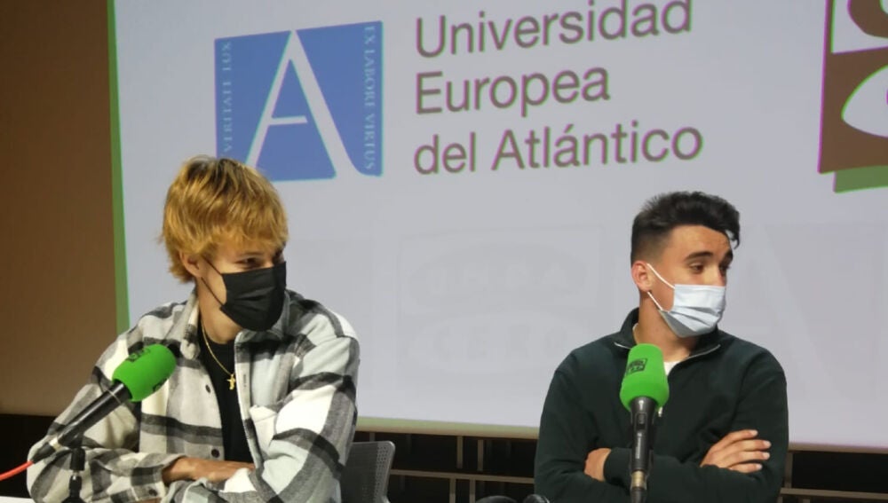 Bruno Comín y Álvaro Gutiérrez son deportistas y alumnos de la Universidad Europea del Atlántico