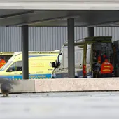 Ambulancias en una zona de urgencias. / Efe Ambulancias en una zona de urgencias. / Efe