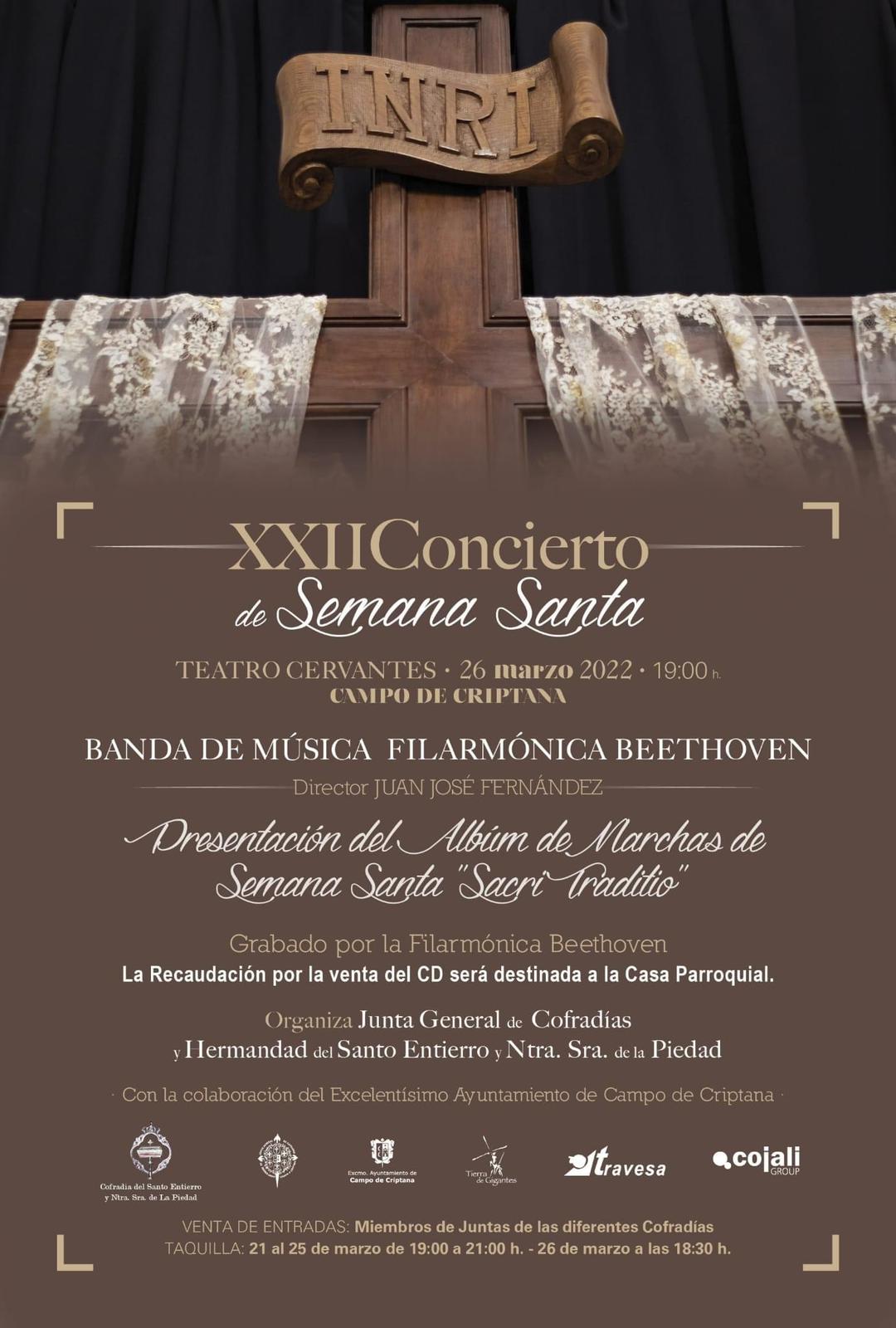 La Filarmónica Beethoven presenta su nuevo CD con marchas de procesión La Filarmónica Beethoven presenta su nuevo CD con marchas de procesión