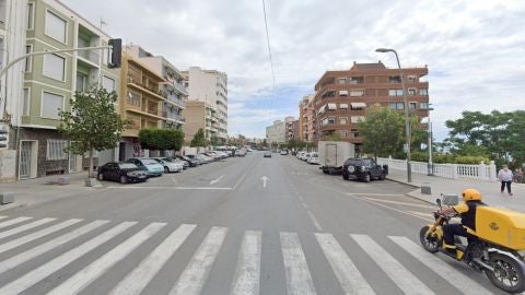 Antigua N-332 a su paso por Villajosa
