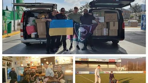Un viaje lleno de solidaridad Un viaje lleno de solidaridad